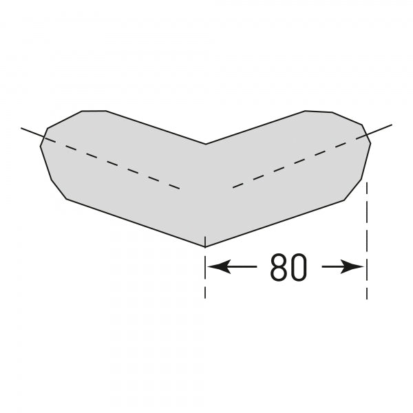 TRAFFIC-LINE Protection Foam - Corner