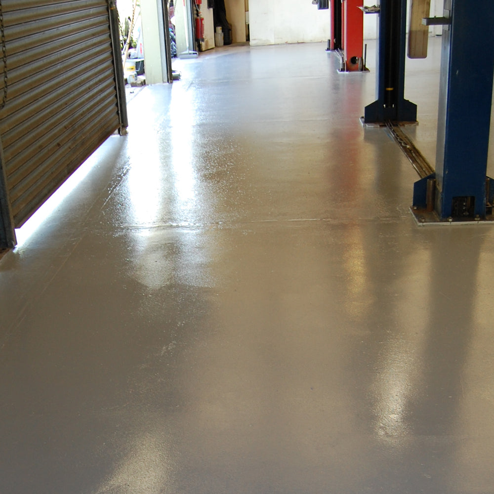 Epoxy Floor Paint drying