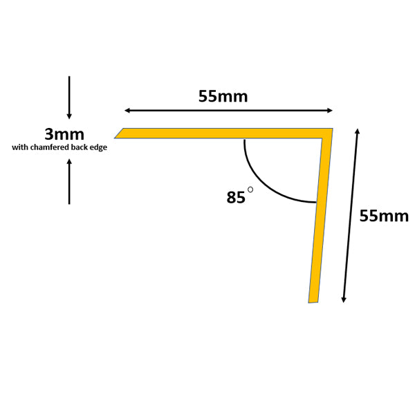 GRP Anti Slip Stair Nosing Specs